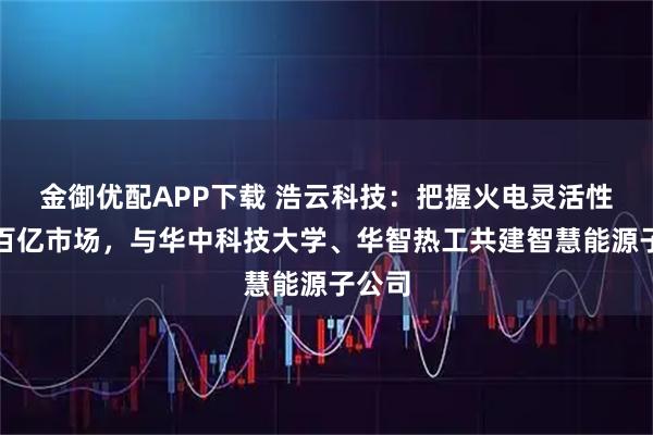 金御优配APP下载 浩云科技：把握火电灵活性升级百亿市场，与华中科技大学、华智热工共建智慧能源子公司