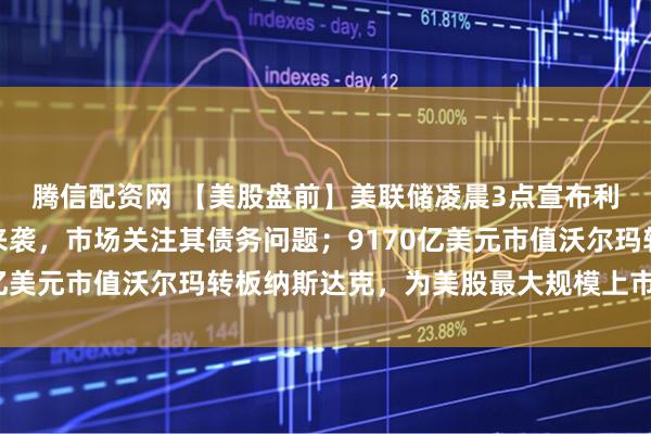 腾信配资网 【美股盘前】美联储凌晨3点宣布利率决定；甲骨文财报来袭，市场关注其债务问题；9170亿美元市值沃尔玛转板纳斯达克，为美股最大规模上市地迁移