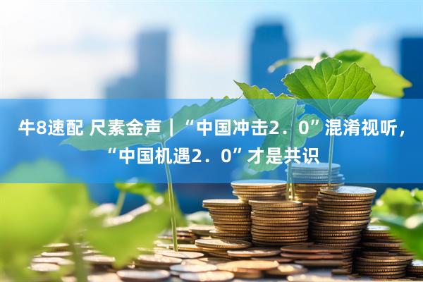 牛8速配 尺素金声｜“中国冲击2．0”混淆视听，“中国机遇2．0”才是共识